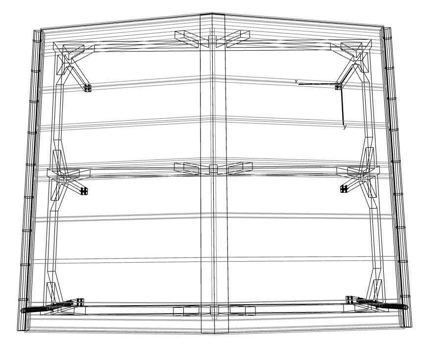 wood carport wiata samochodowa 6x5m 3D model_10