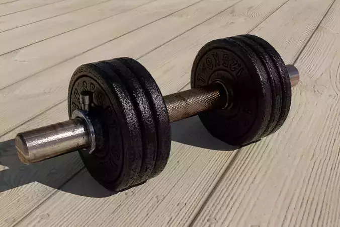 Dumbbell with adjustable weights