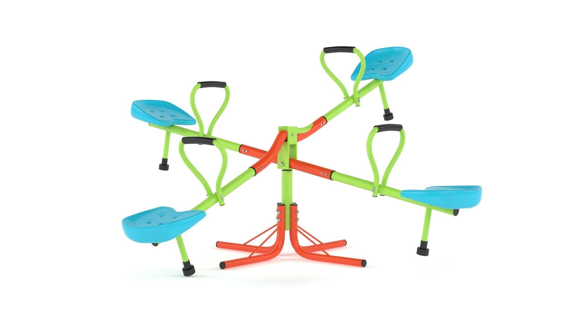 Kids Seesaw Collection 3D model_1
