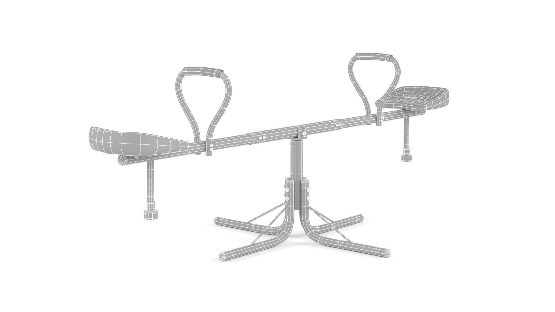 Kids Seesaw Collection 3D model_11