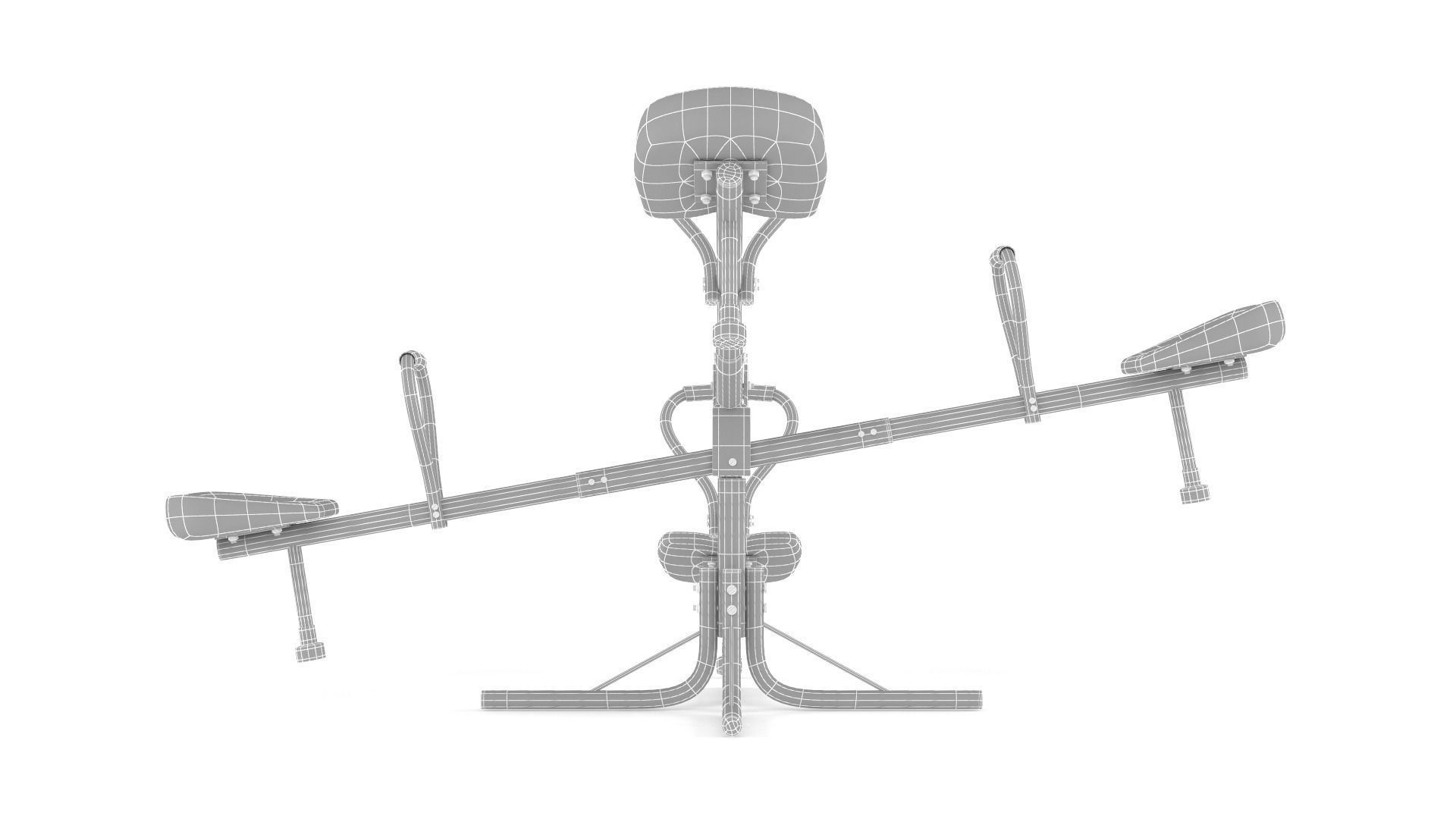 Kids Seesaw Collection 3D model_10