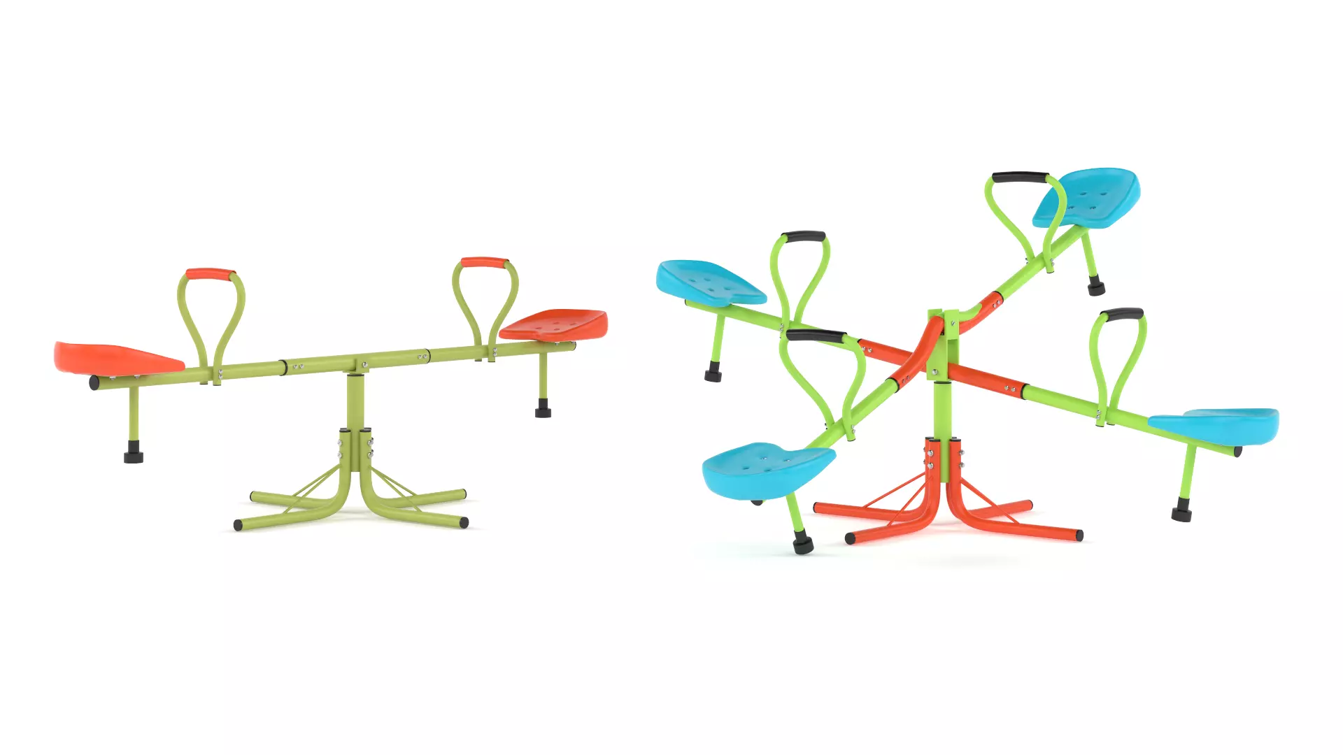 Kids Seesaw Collection 3D model_0