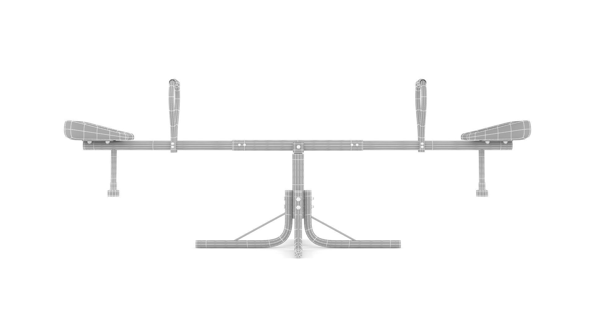 Kids Seesaw Collection 3D model_12