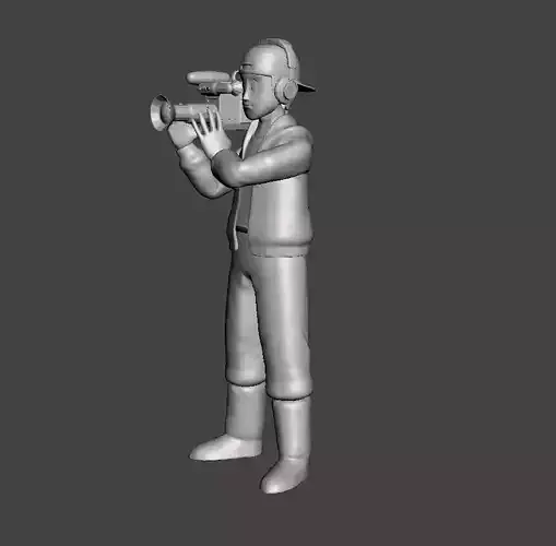 Camera man Dragon ball 3D Model 3D print model