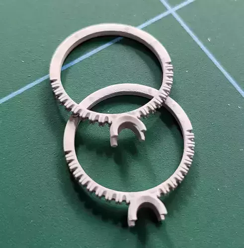 Set of Engagement Ring and Wedding Band