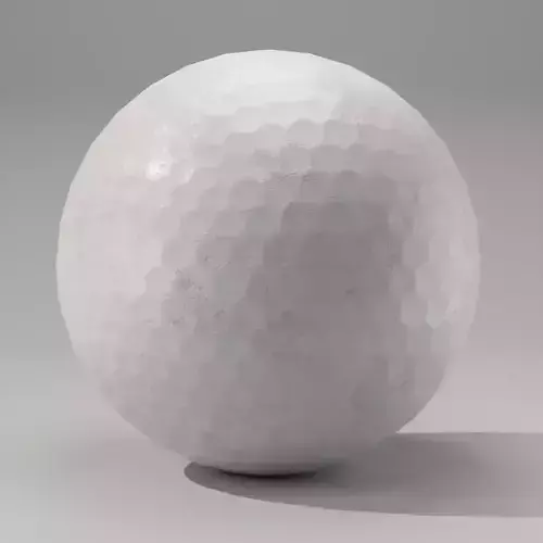 Old white Golf Ball