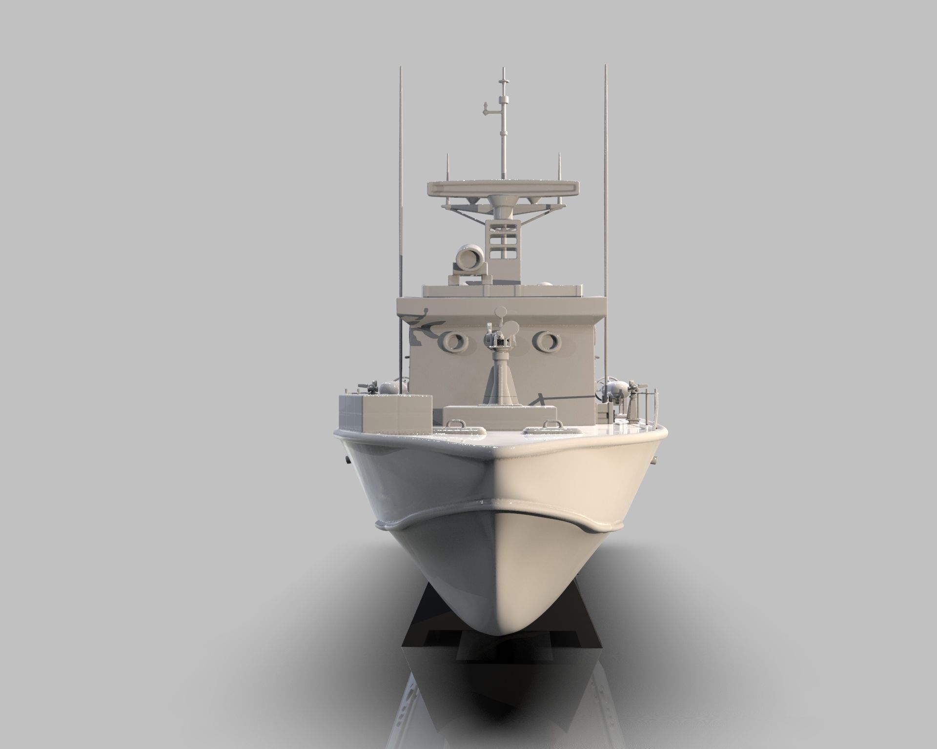 Patrol Torpedo Fast Warship 3D print model_24