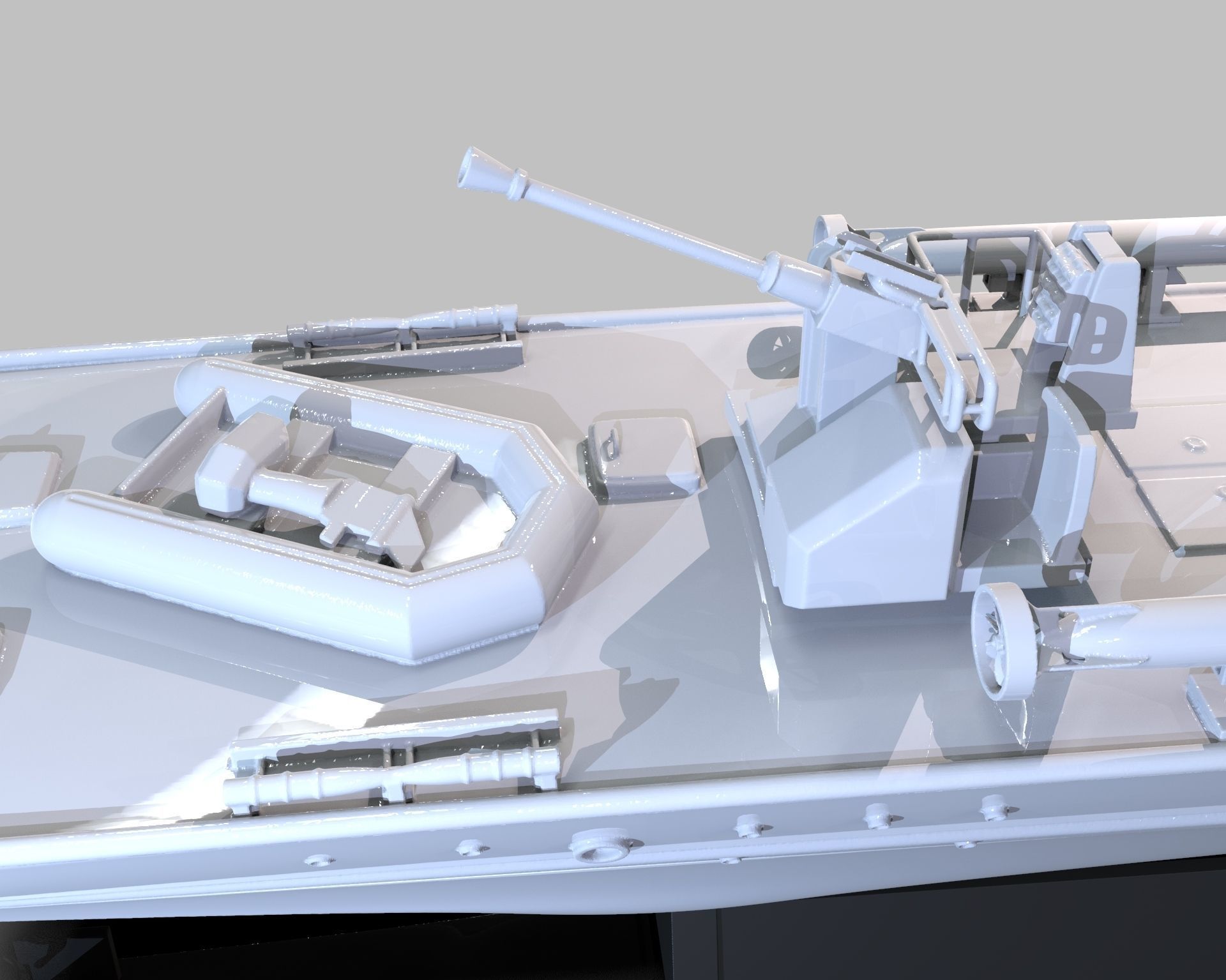 Patrol Torpedo Fast Warship 3D print model_31