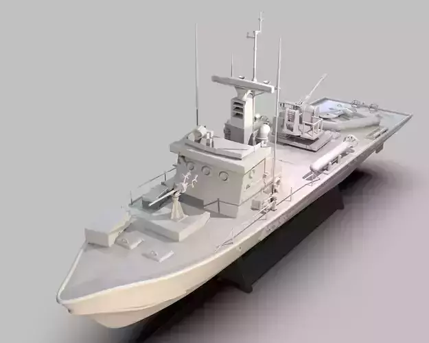 Patrol Torpedo Fast Warship 3D print model