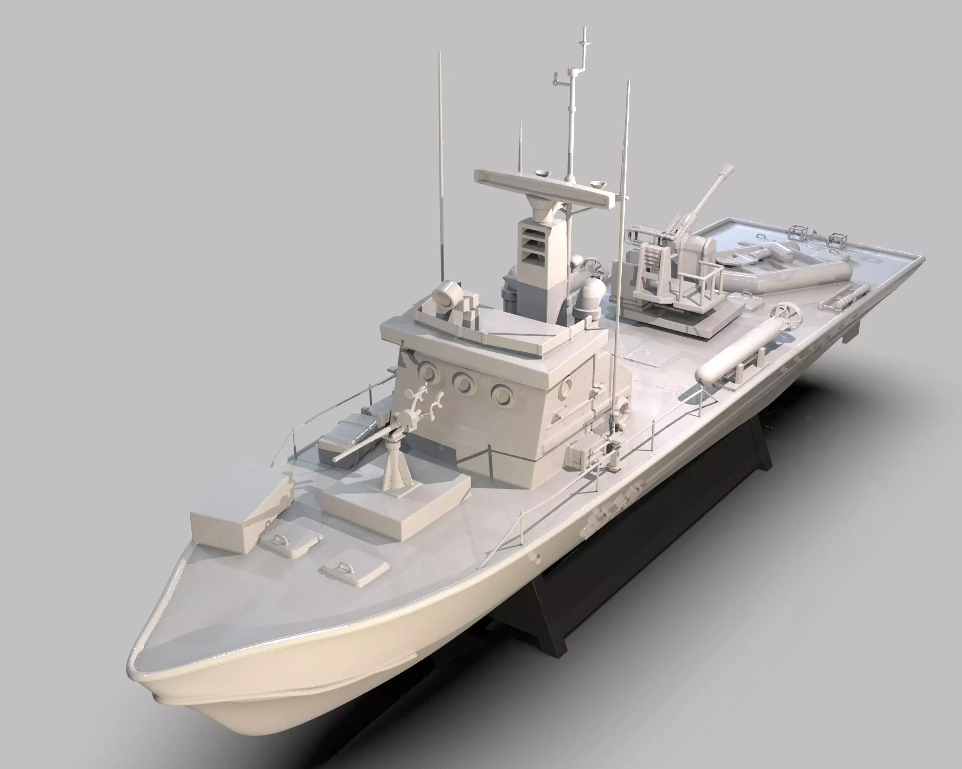 Patrol Torpedo Fast Warship 3D print model_0