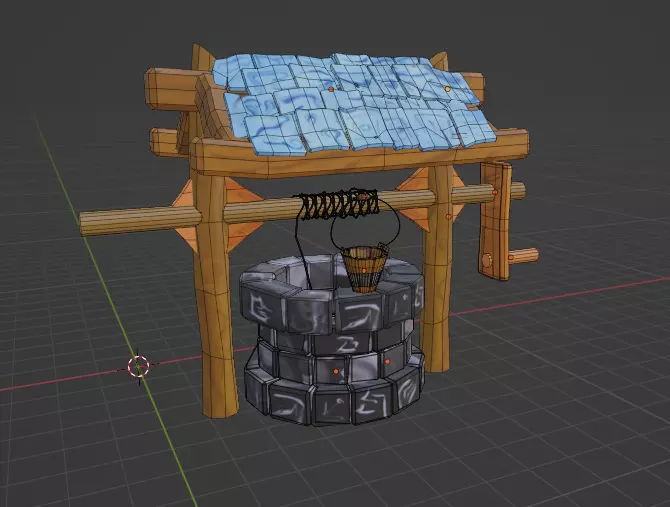 Game Asset - Well LowPoly Free 3D print model