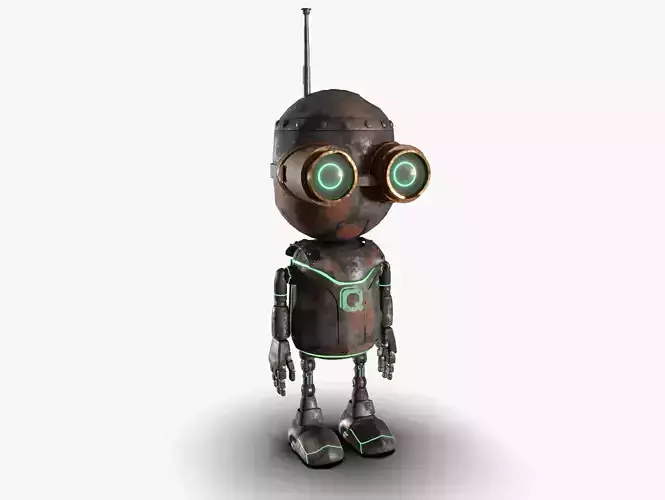 Rigged Baby Robot Dark