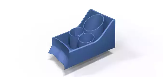 Center console cup holder Hyundai IONIQ 5 3D print model