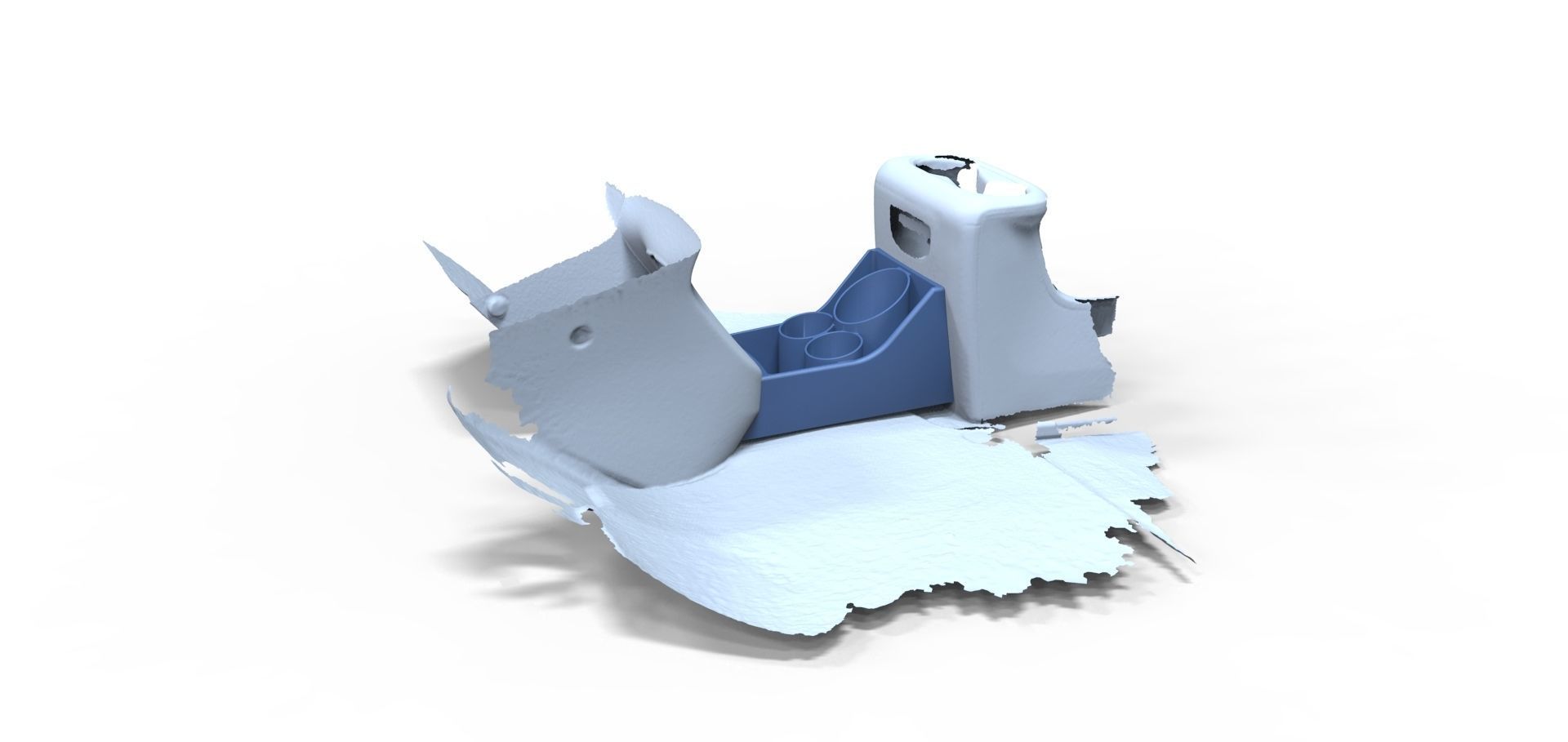 Center console cup holder Hyundai IONIQ 5 3D print model_2