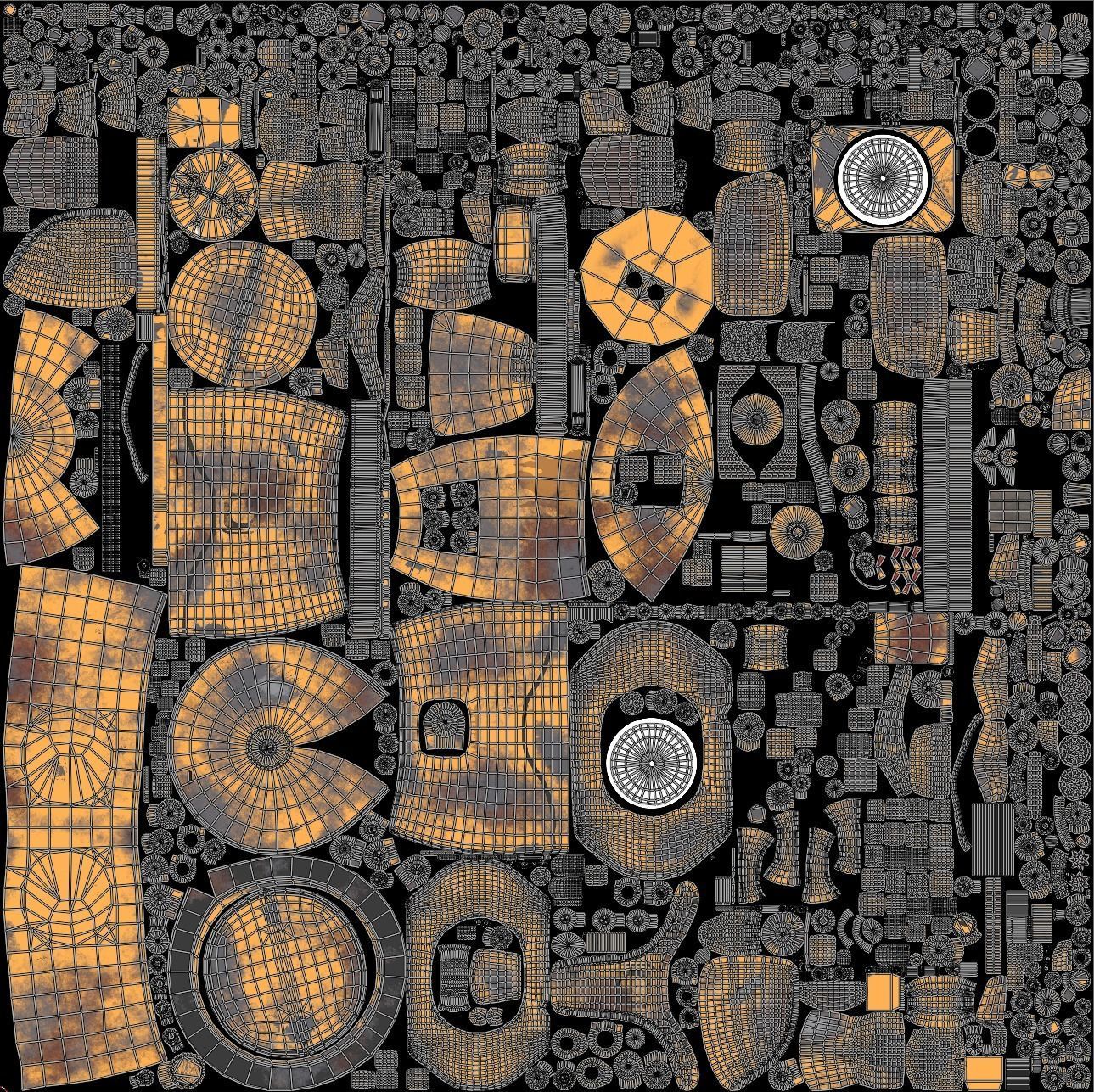 Rigged Baby Robot 3D model_27