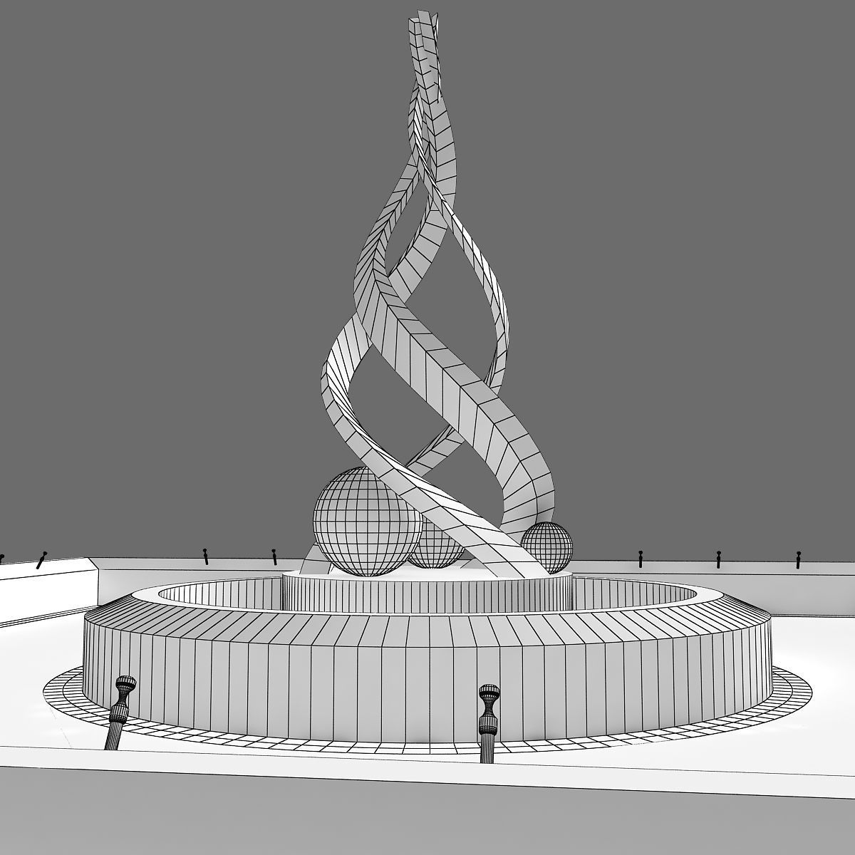Fountain 11 3D model_19