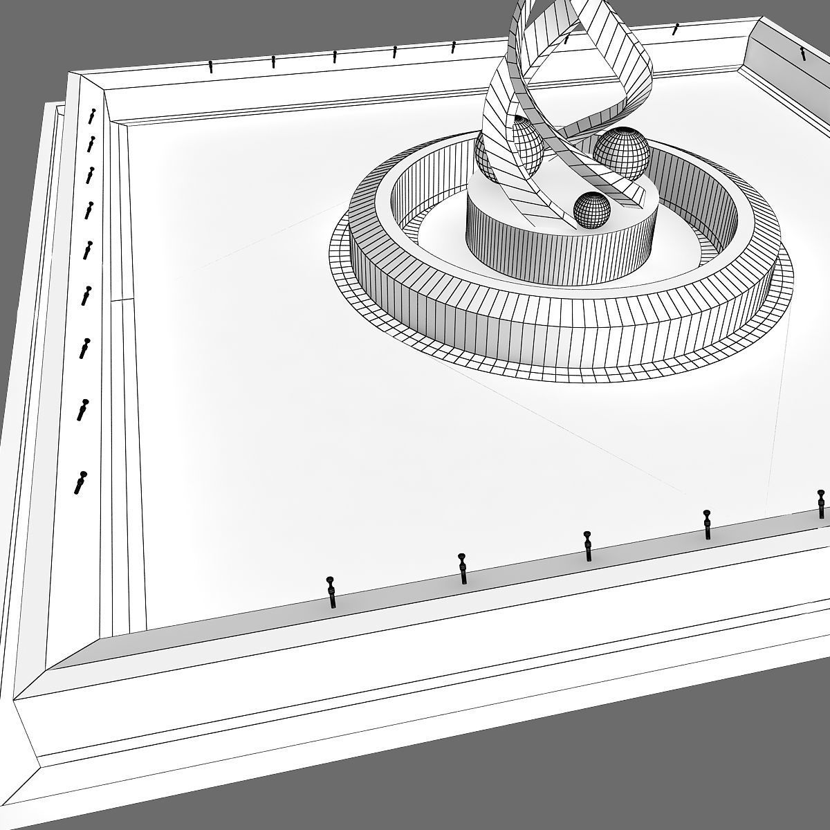 Fountain 11 3D model_12