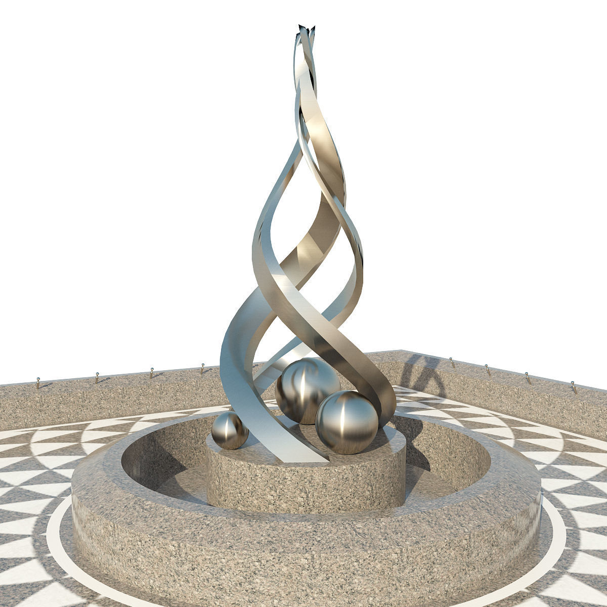 Fountain 11 3D model_8