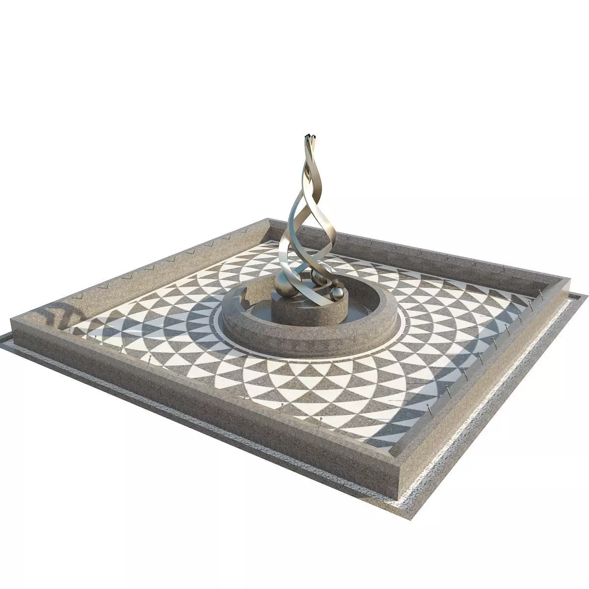Fountain 11 3D model_0