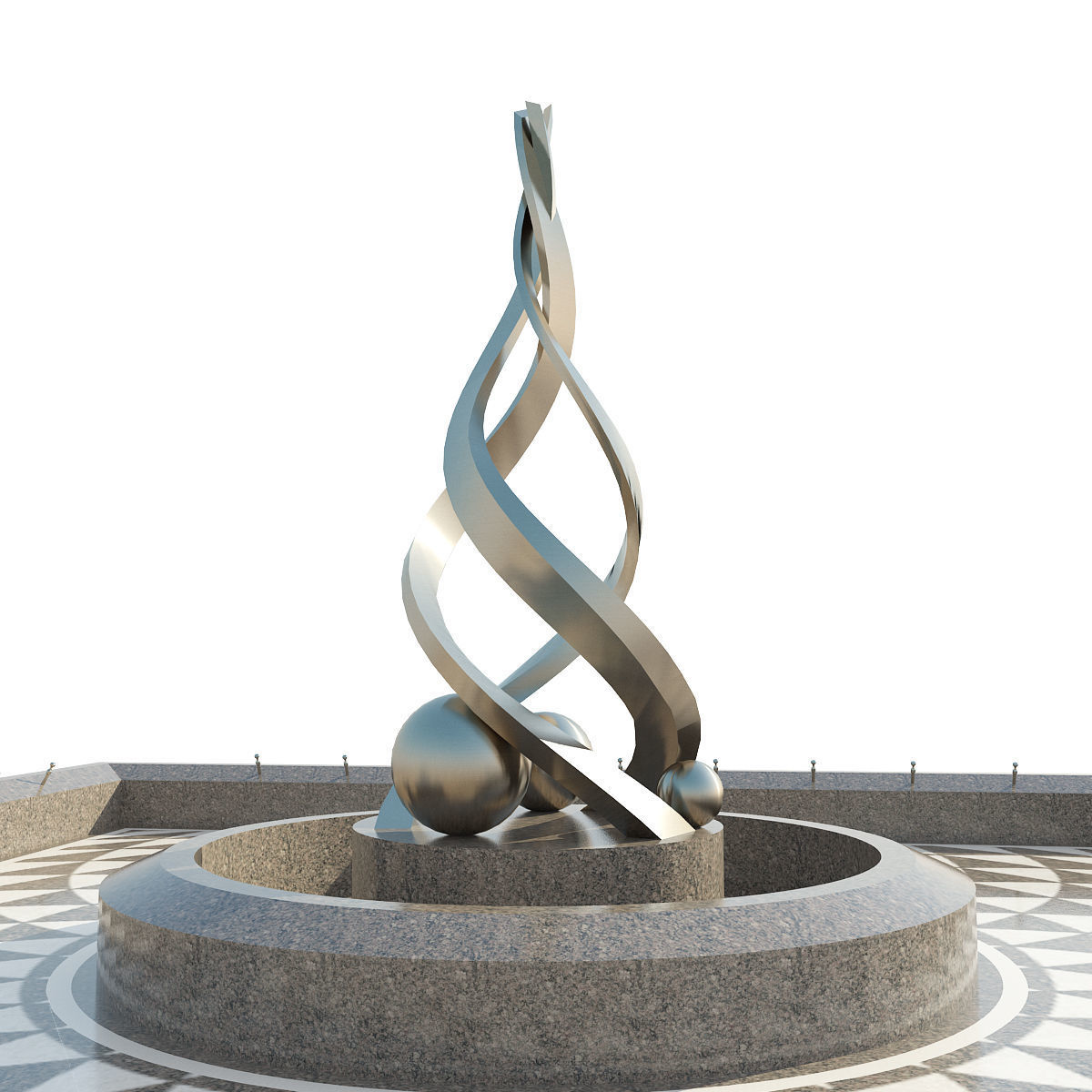 Fountain 11 3D model_9