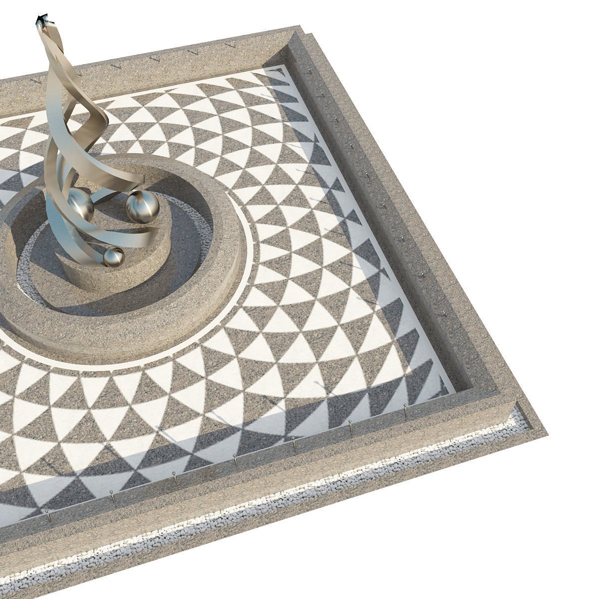 Fountain 11 3D model_4