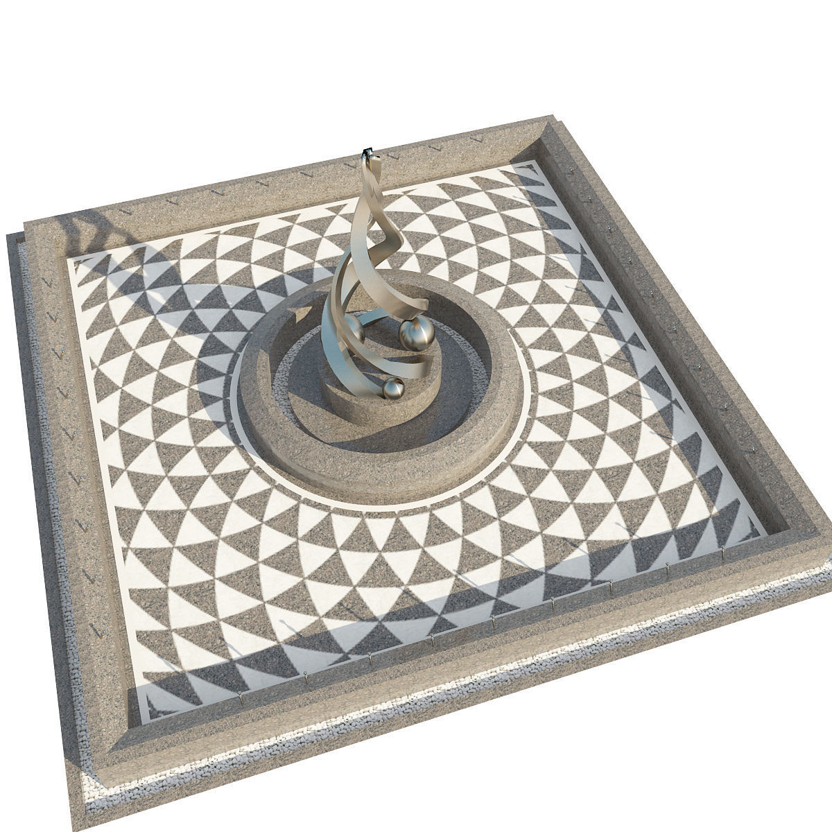 Fountain 11 3D model_3