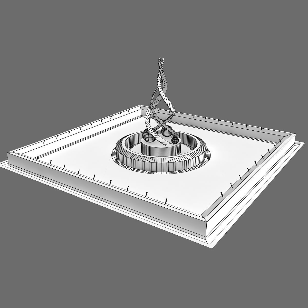 Fountain 11 3D model_10