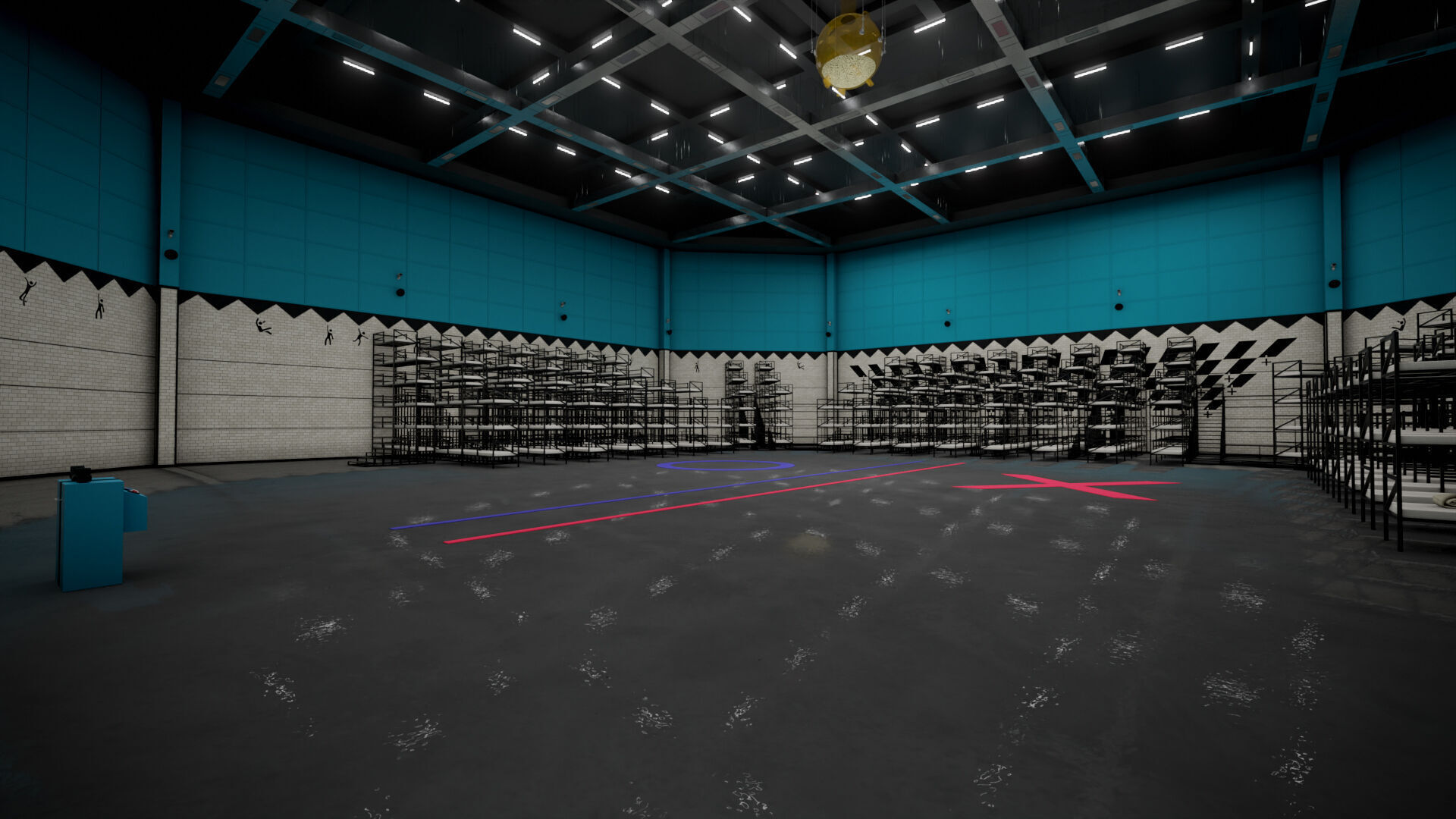 Squid Game Lobby Map 3D model_8