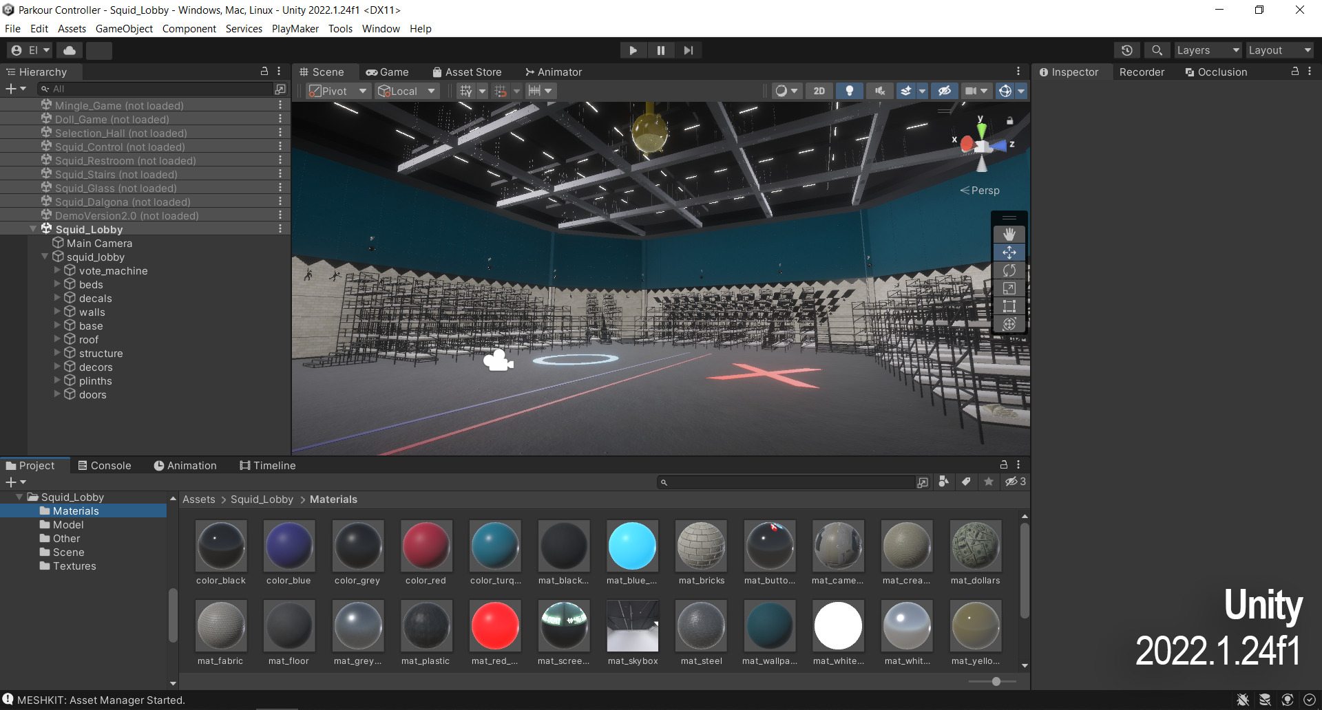 Squid Game Lobby Map 3D model_21