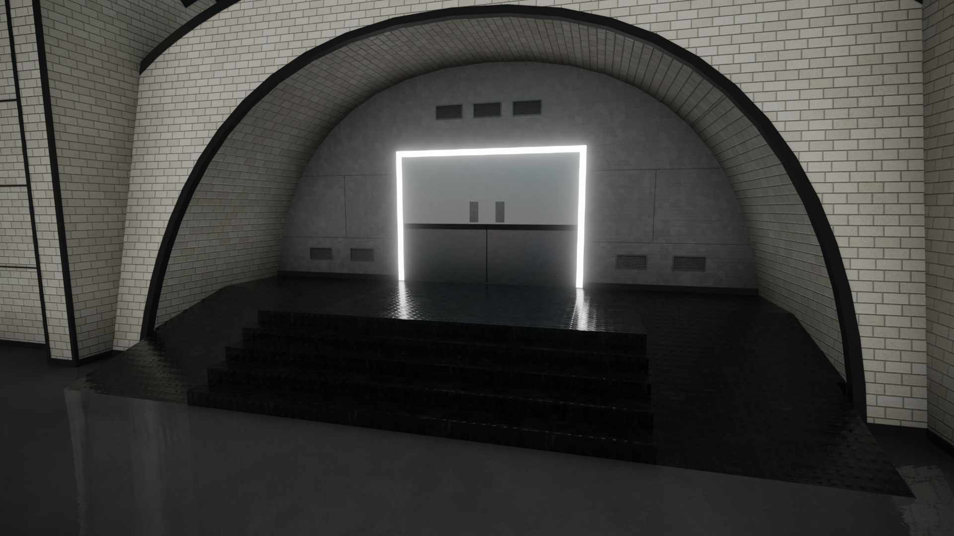 Squid Game Lobby Map 3D model_13