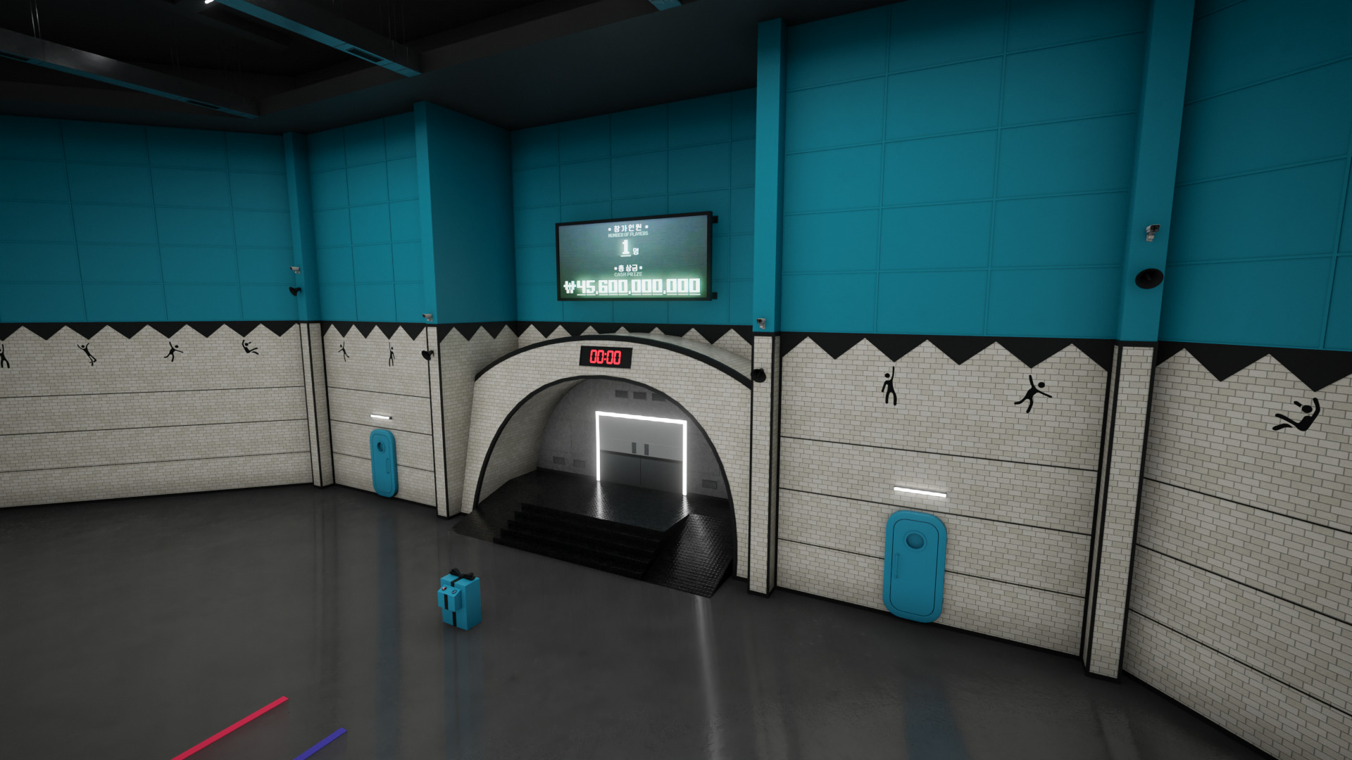 Squid Game Lobby Map 3D model_5
