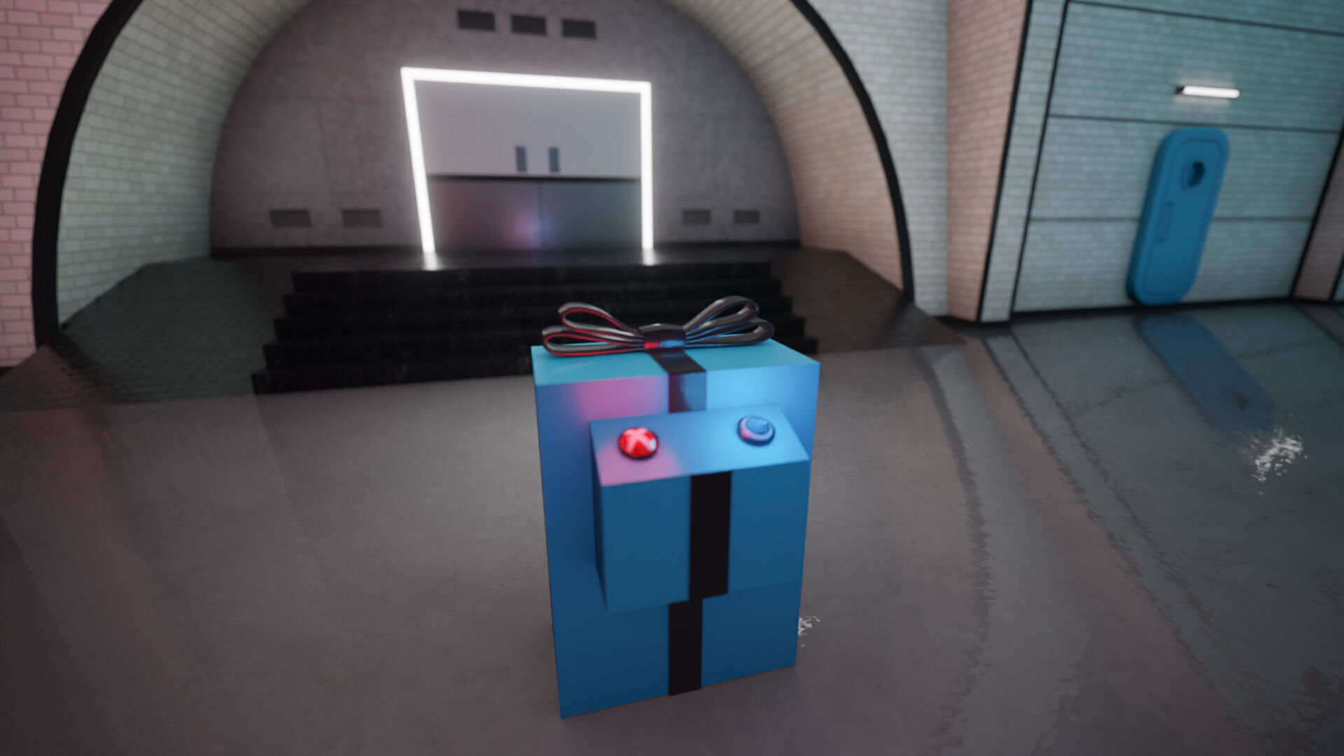 Squid Game Lobby Map 3D model_6