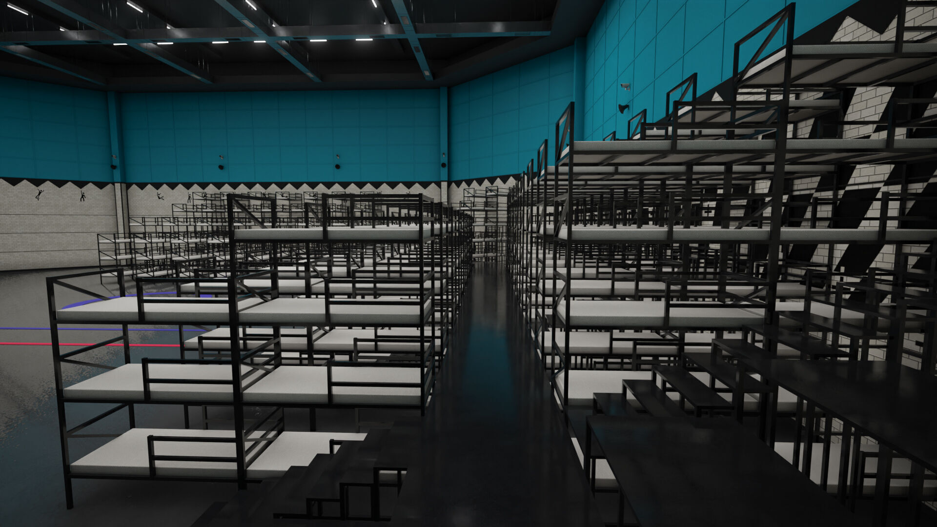 Squid Game Lobby Map 3D model_14