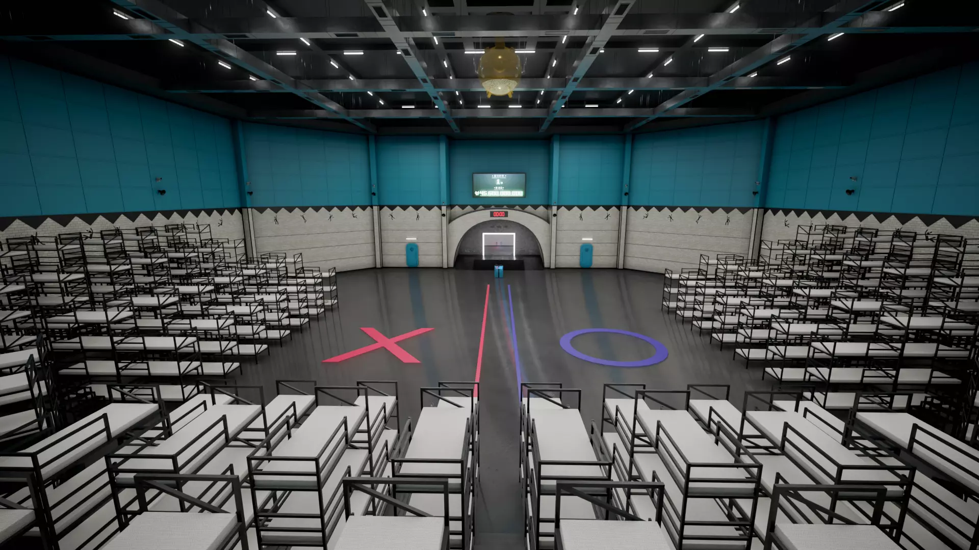 Squid Game Lobby Map 3D model_0