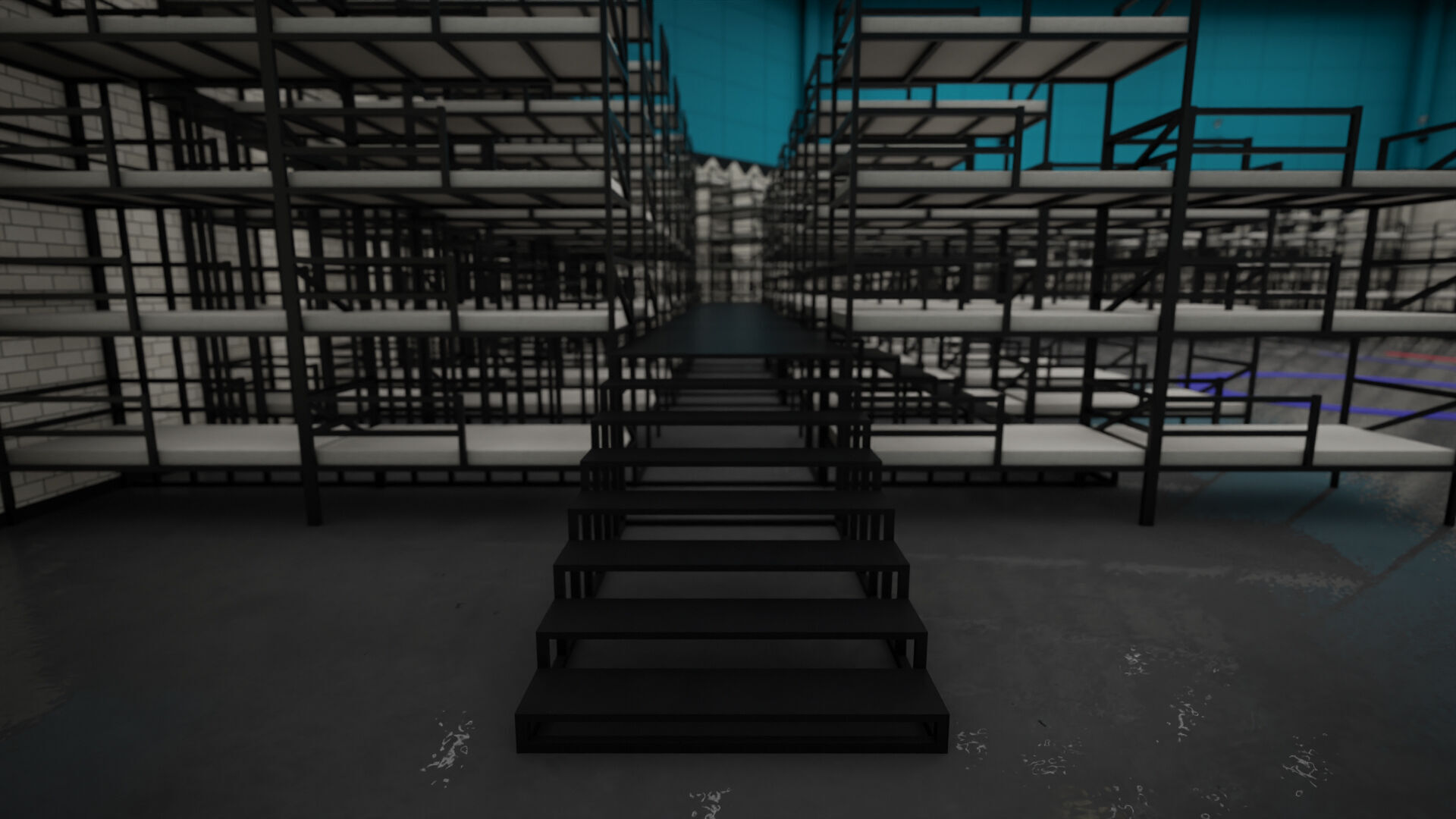 Squid Game Lobby Map 3D model_9