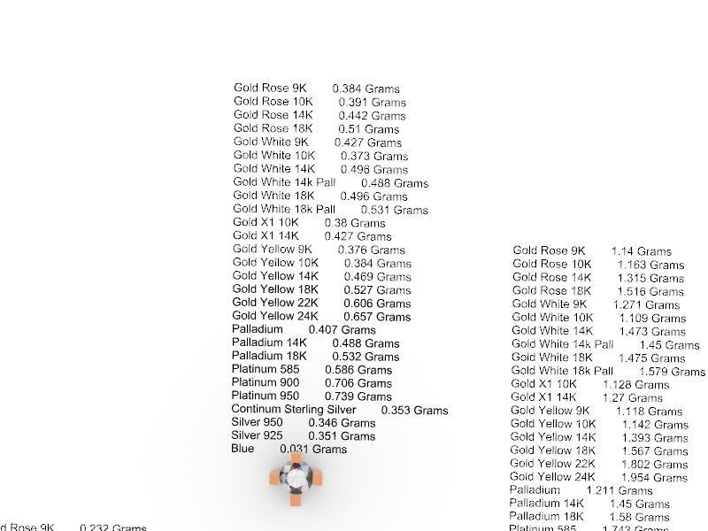 5 sizes 4 prong setting stl file verified ring free 3D print model_12