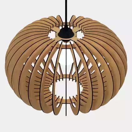 CEILING LIGHT LAMP 3D PRINT AND LASER CUT FILES MODEL 3