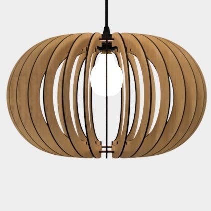 CEILING LIGHT LAMP 3D PRINT AND LASER CUT FILES MODEL 3 3D print model_2