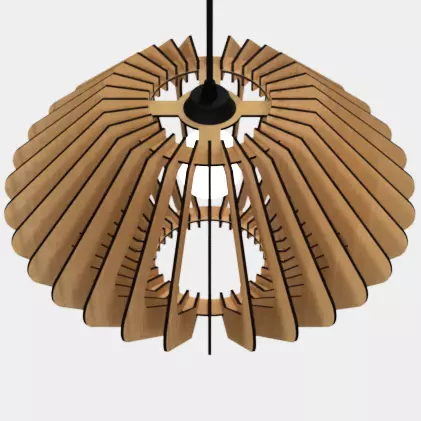 CEILING LIGHT LAMP 3D PRINT AND LASER CUT FILES MODEL 4 3D print model