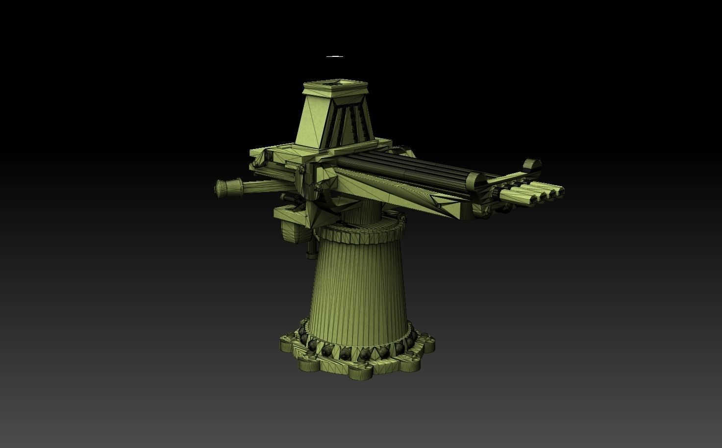 Nordenfelt Navy Gun 3D print model_5
