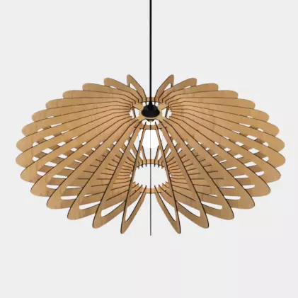 CEILING LIGHT LAMP 3D PRINT AND LASER CUT FILES MODEL 5 3D print model