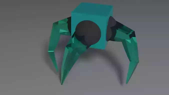 Robot spider with eyes