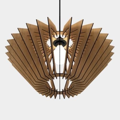 CEILING LIGHT LAMP 3D PRINT AND LASER CUT FILES MODEL 6 3D print model_1