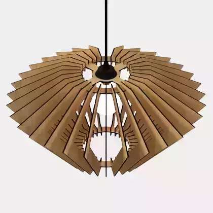 CEILING LIGHT LAMP 3D PRINT AND LASER CUT FILES MODEL 6