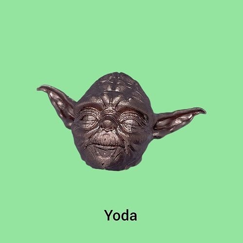 Yoda Head Handle 3D print model