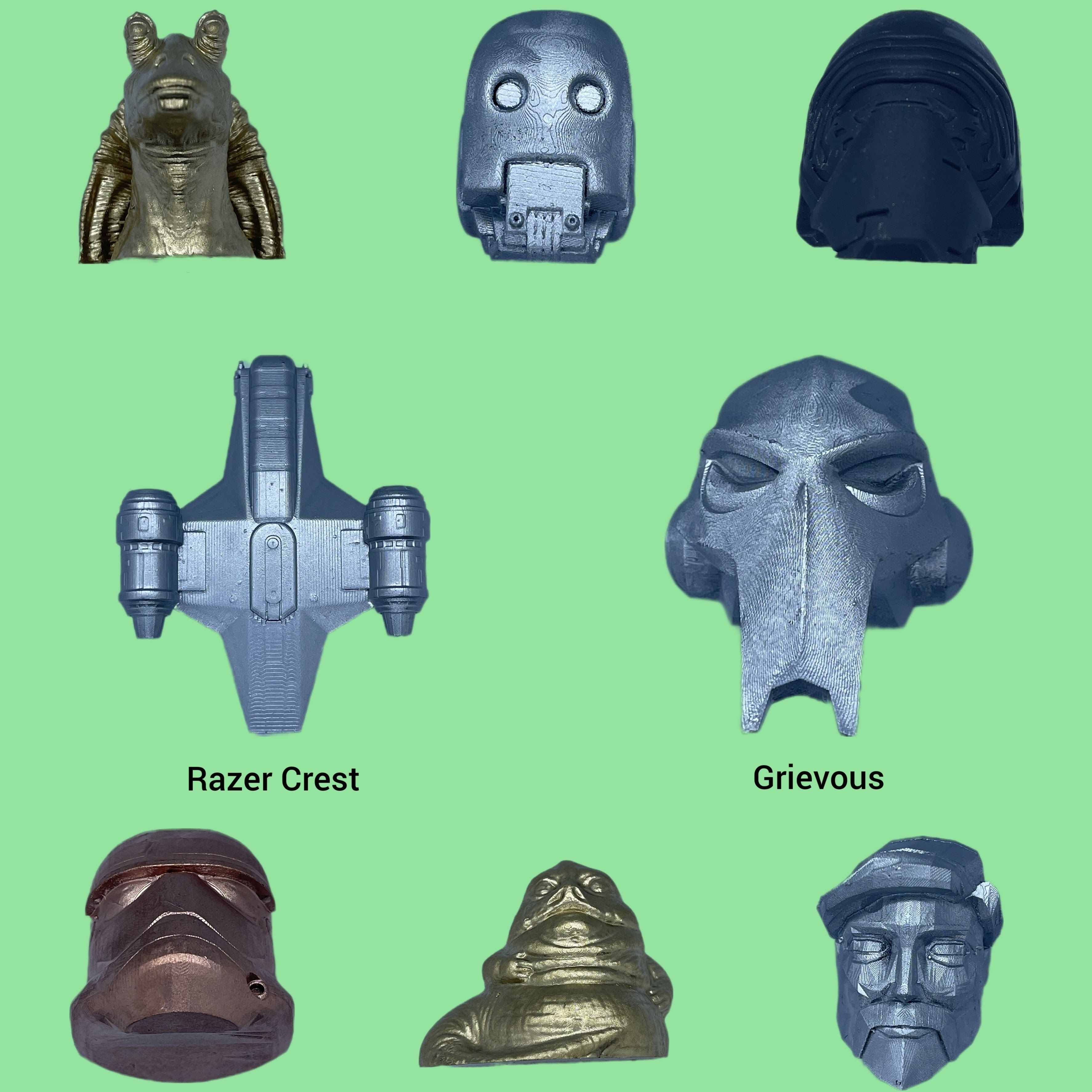 R2D2 Handle 3D print model_3