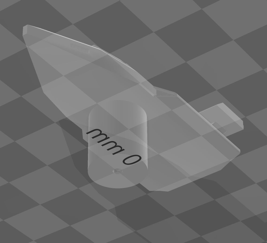 Courier Speeder Handle 3D print model_2