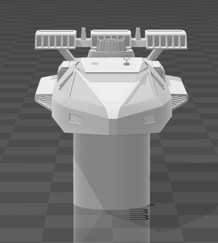 Courier Speeder Handle 3D print model_1