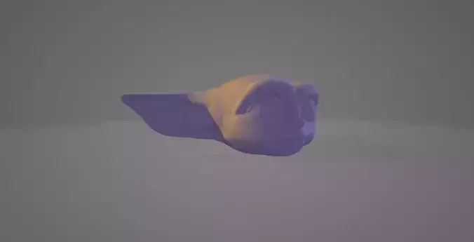 Star Wars Grogu Knob 3D Print Cuteness 3D print model