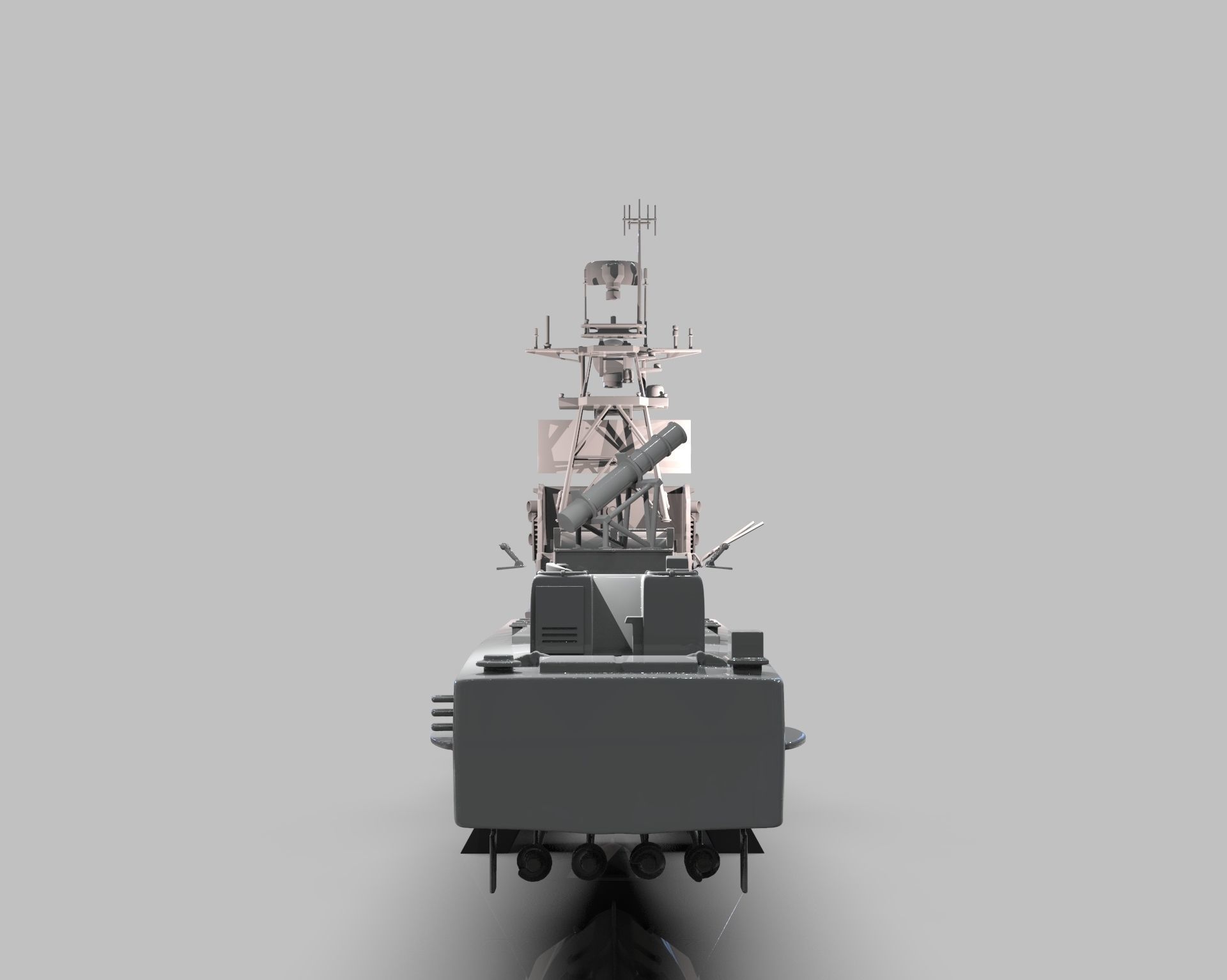 INS Mivtach Warship 3D print model_18